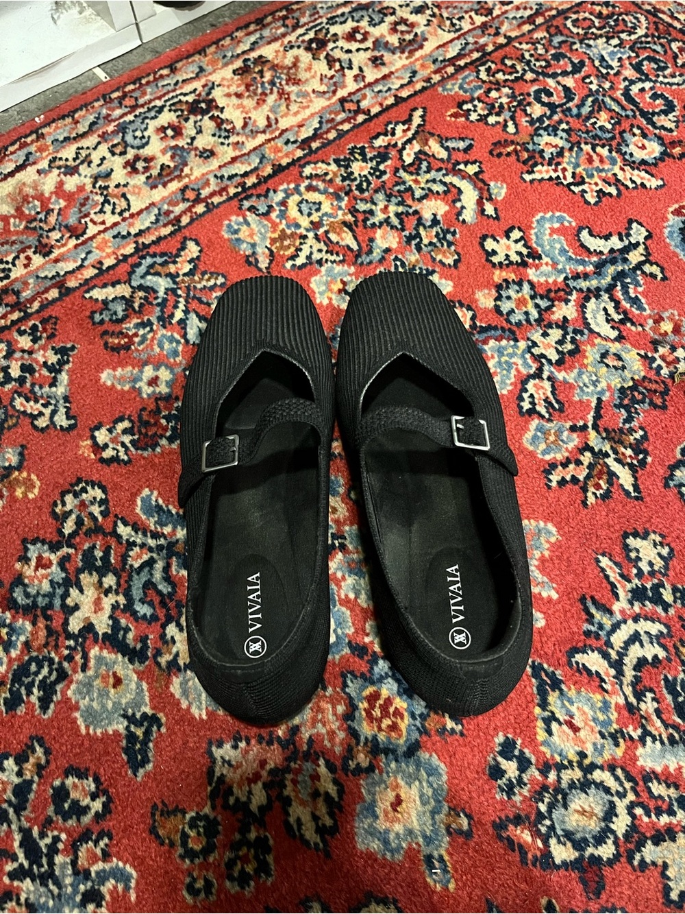 Women's Black Mary Jane Flats